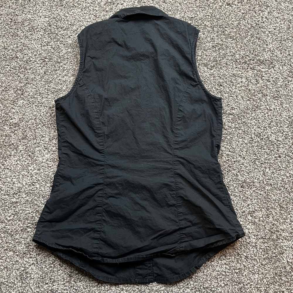 Alexander Mcqueen Target Button Down Top Womens X… - image 2